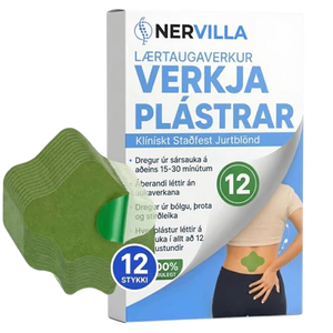 12× bakverkjalosandi plástrar