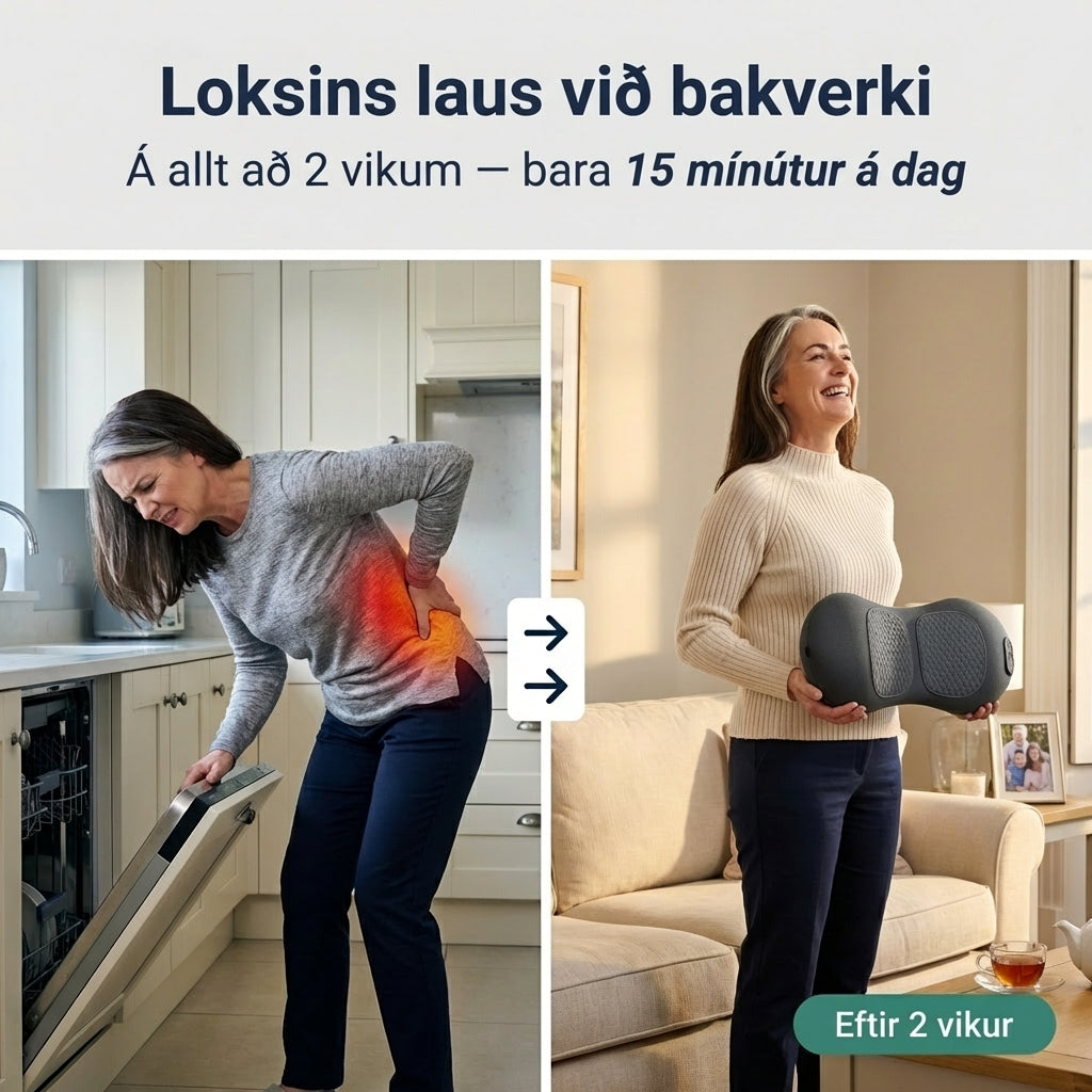 Losaðu þig við bakverki og ischías án skurðaðgerðar á 15 mínútum á dag