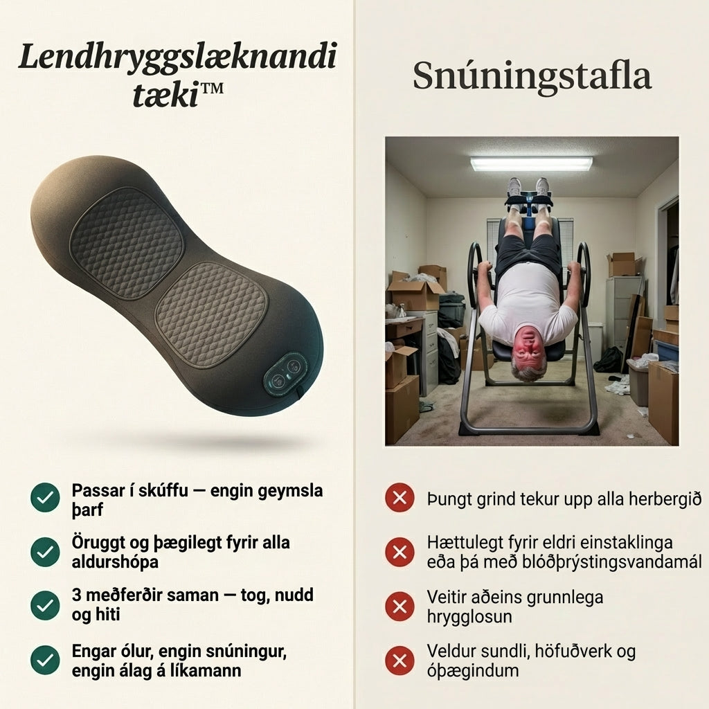 Losaðu þig við bakverki og ischías án skurðaðgerðar á 15 mínútum á dag