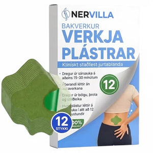 12× bakverkjalosandi plástrar